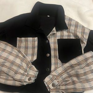 Cropped flannel